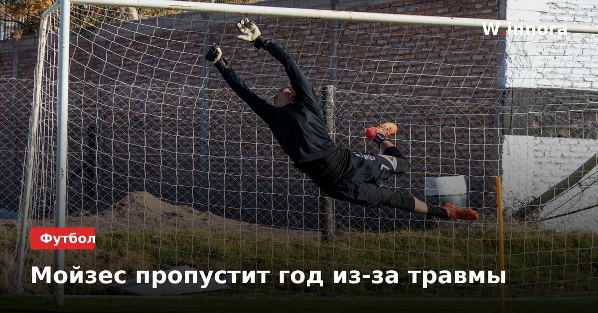 Мойзес пропустит год из-за травмы