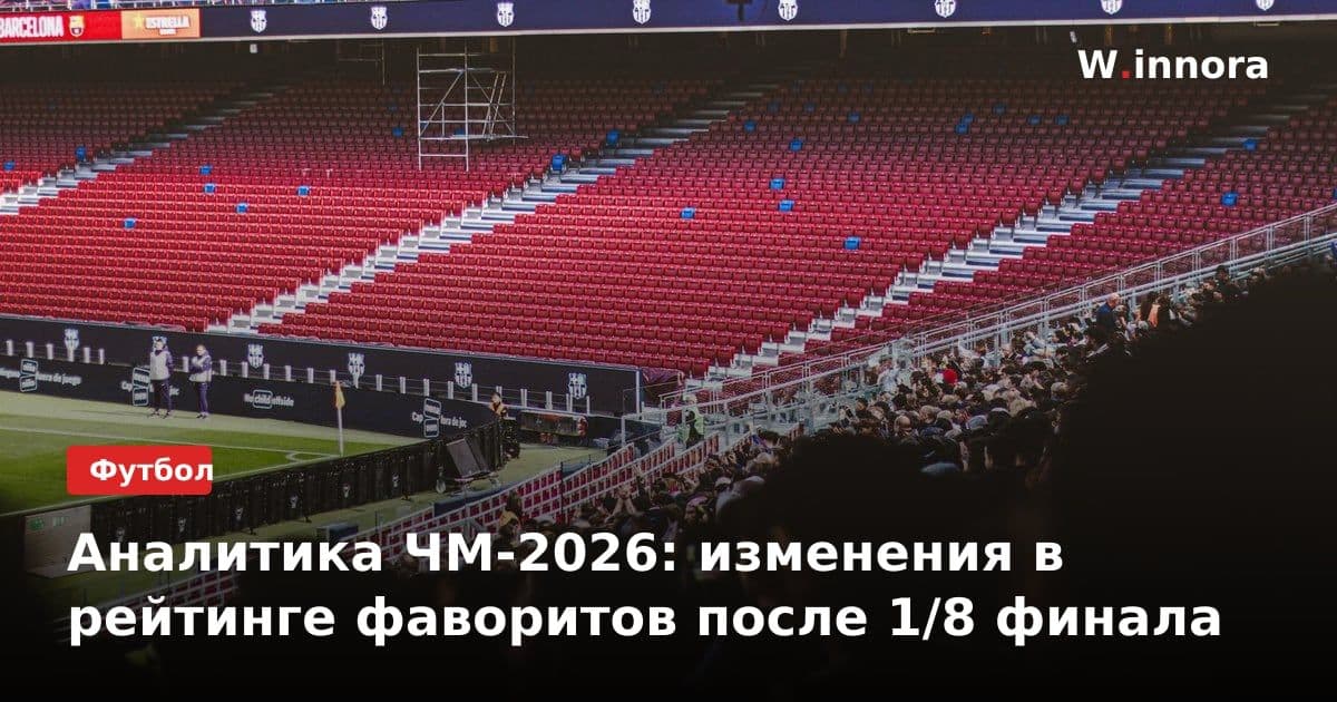 Аналитика ЧМ-2026: изменения в рейтинге фаворитов после 1/8 финала