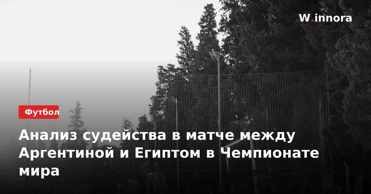 Анализ судейства в матче между Аргентиной и Египтом в Чемпионате мира