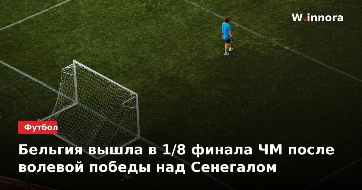 Бельгия вышла в 1/8 финала ЧМ после волевой победы над Сенегалом