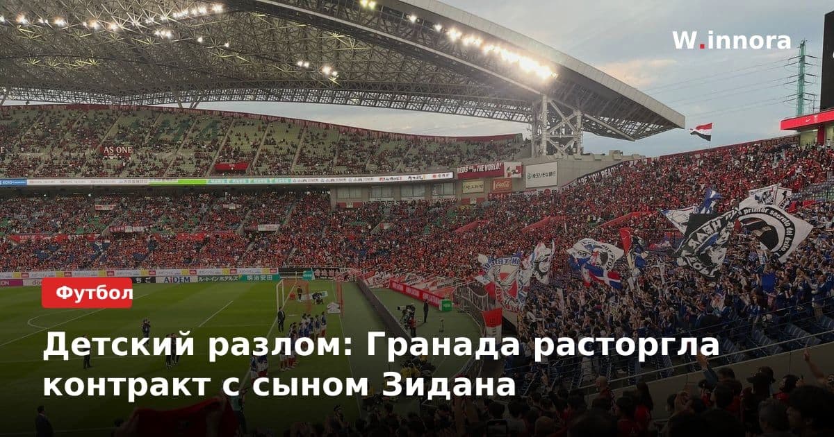 Детский разлом: Гранада расторгла контракт с сыном Зидана
