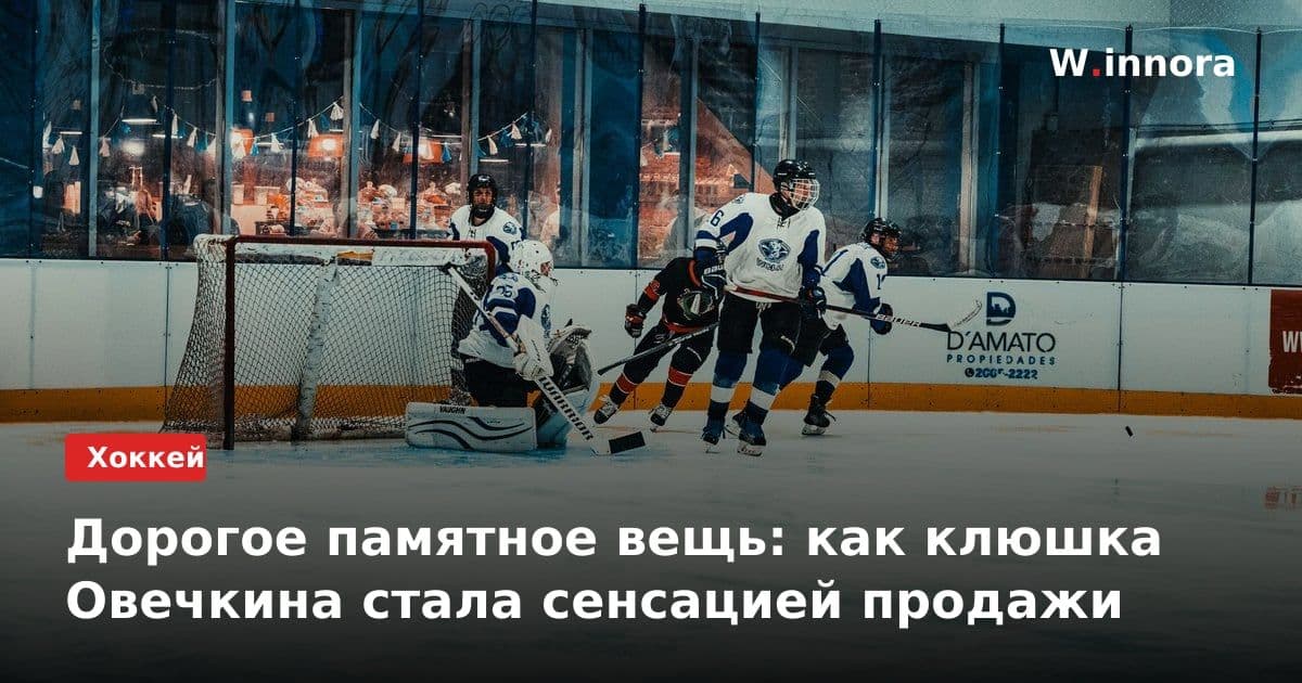 Дорогое памятное вещь: как клюшка Овечкина стала сенсацией продажи
