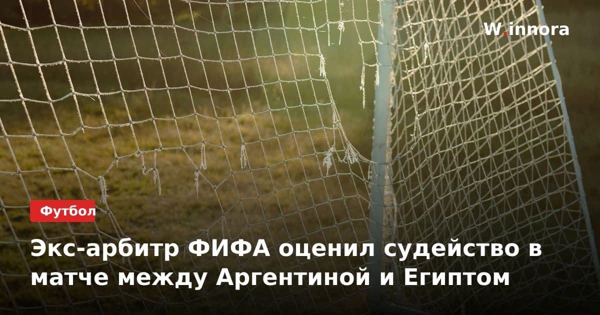Экс-арбитр ФИФА оценил судейство в матче между Аргентиной и Египтом