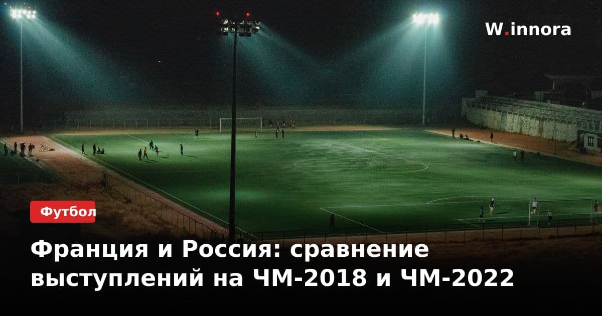 Франция и Россия: сравнение выступлений на ЧМ-2018 и ЧМ-2022