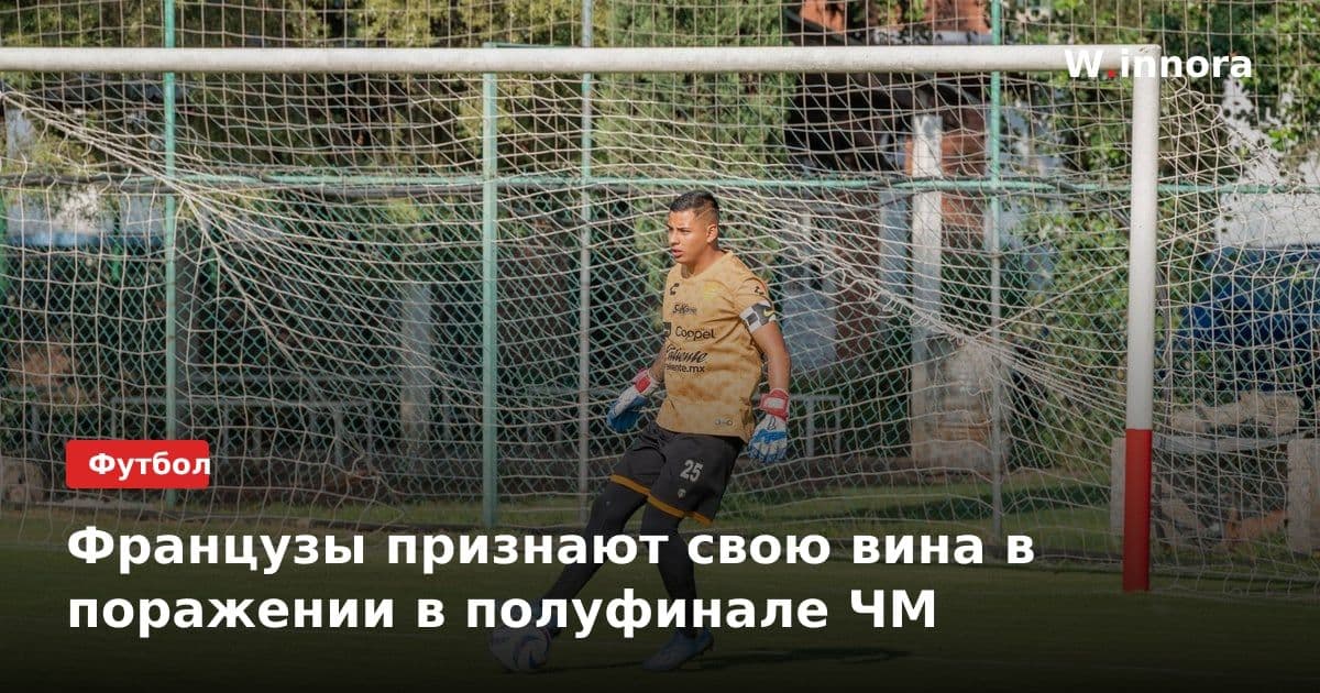 Французы признают свою вина в поражении в полуфинале ЧМ