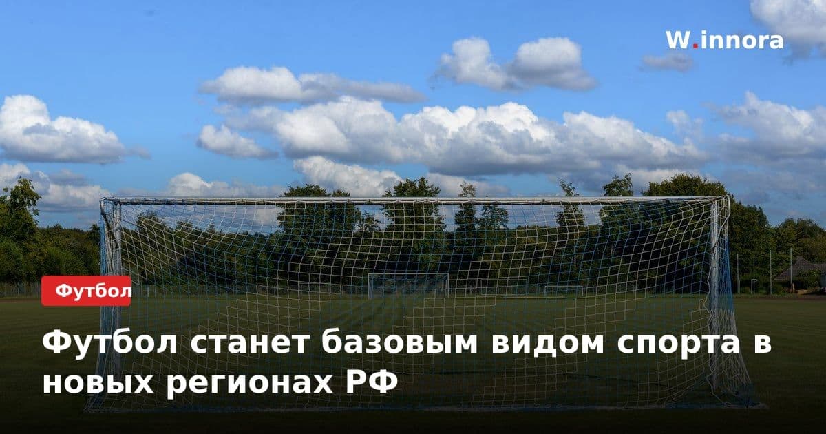 Футбол станет базовым видом спорта в новых регионах РФ