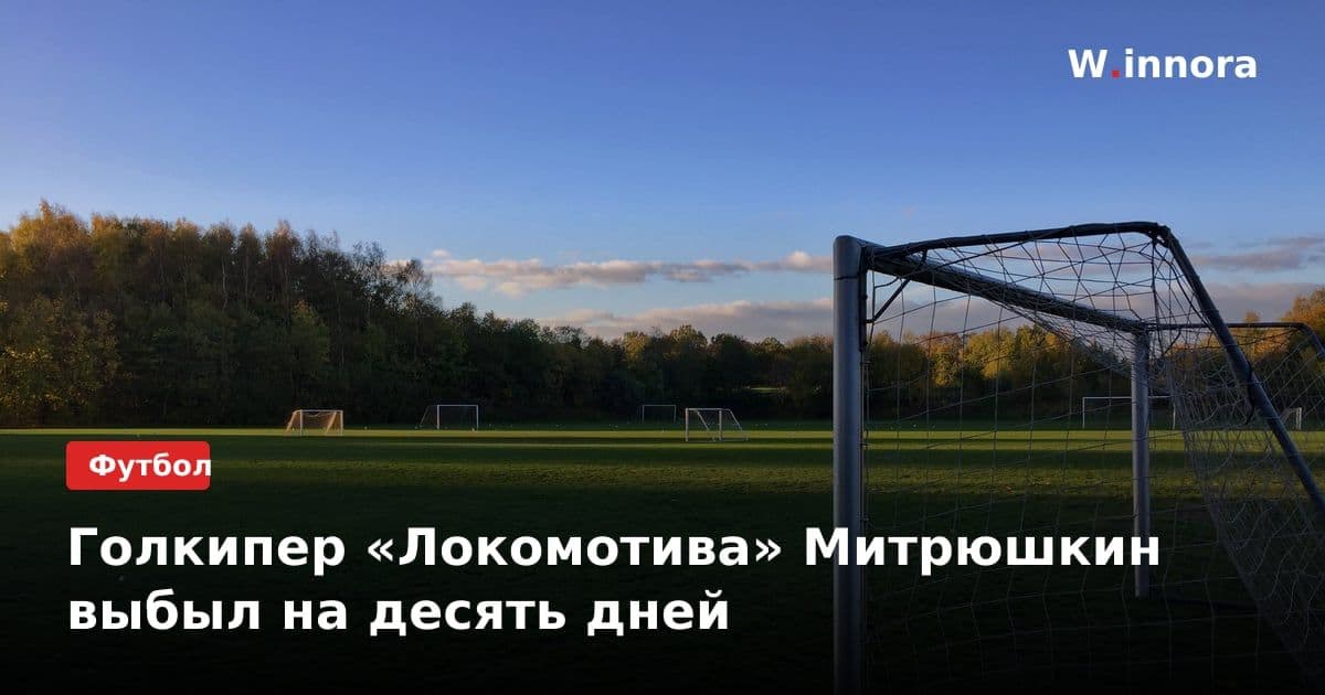 Голкипер «Локомотива» Митрюшкин выбыл на десять дней