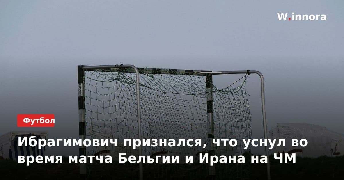 Ибрагимович признался, что уснул во время матча Бельгии и Ирана на ЧМ