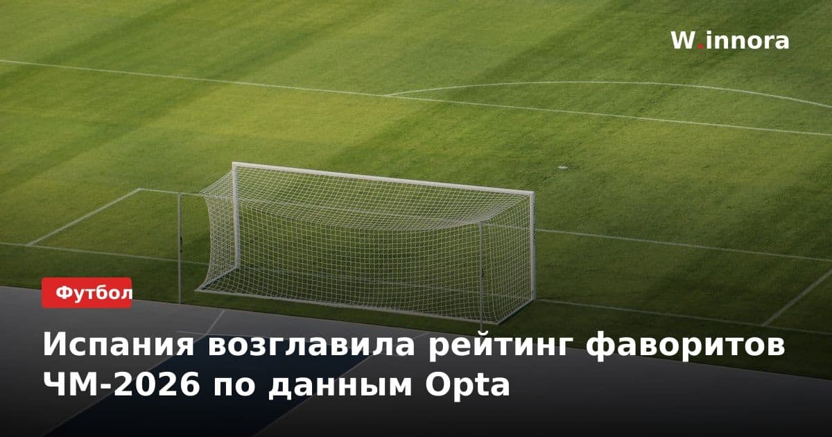 Испания возглавила рейтинг фаворитов ЧМ-2026 по данным Opta