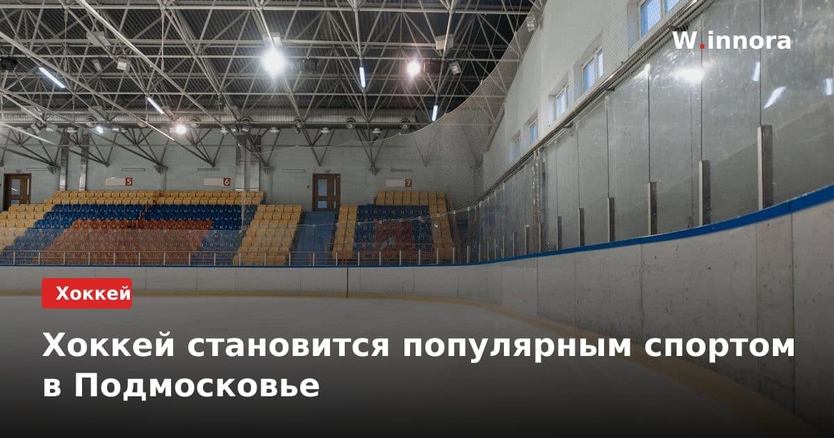 Хоккей становится популярным спортом в Подмосковье