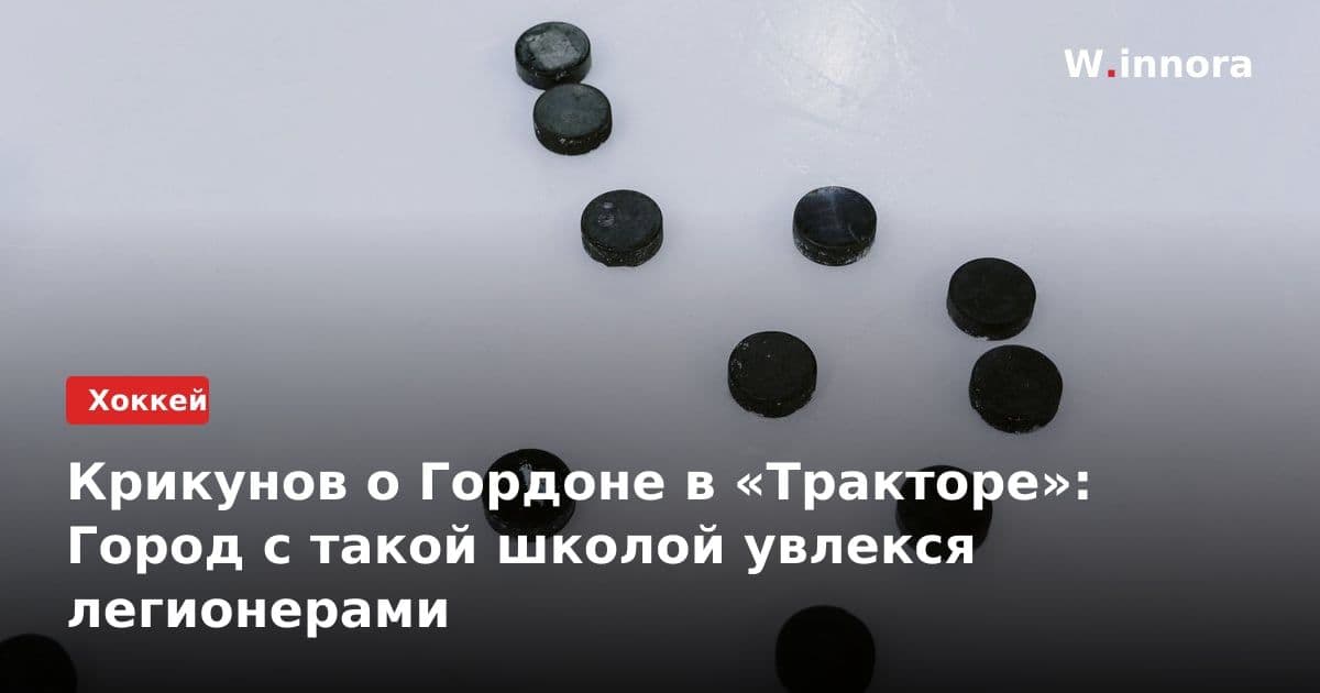 Крикунов о Гордоне в «Тракторе»: Город с такой школой увлекся легионерами
