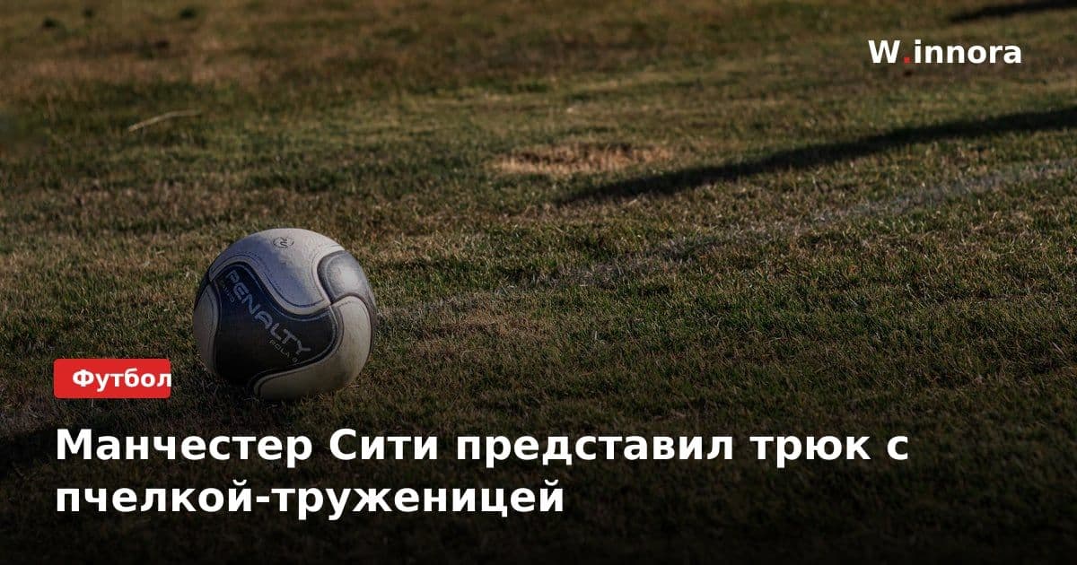 Манчестер Сити представил трюк с пчелкой-труженицей