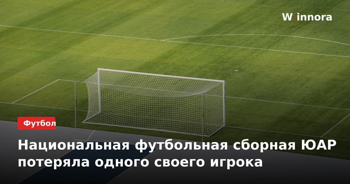 Национальная футбольная сборная ЮАР потеряла одного своего игрока