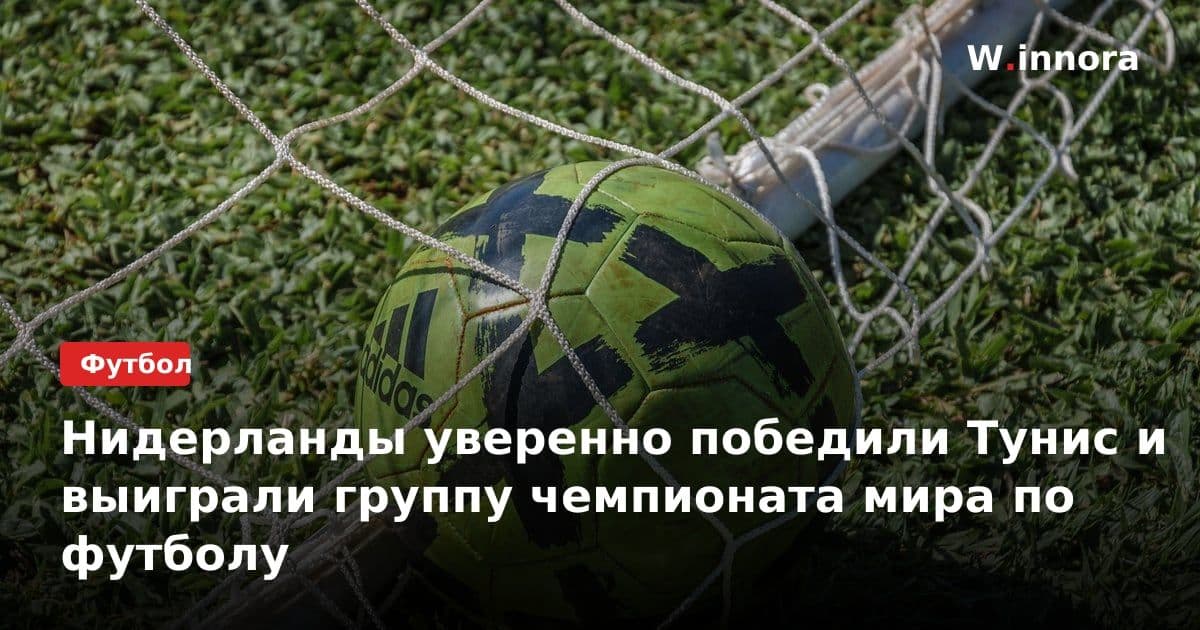 Нидерланды уверенно победили Тунис и выиграли группу чемпионата мира по футболу