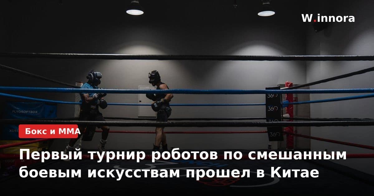 Первый турнир роботов по смешанным боевым искусствам прошел в Китае