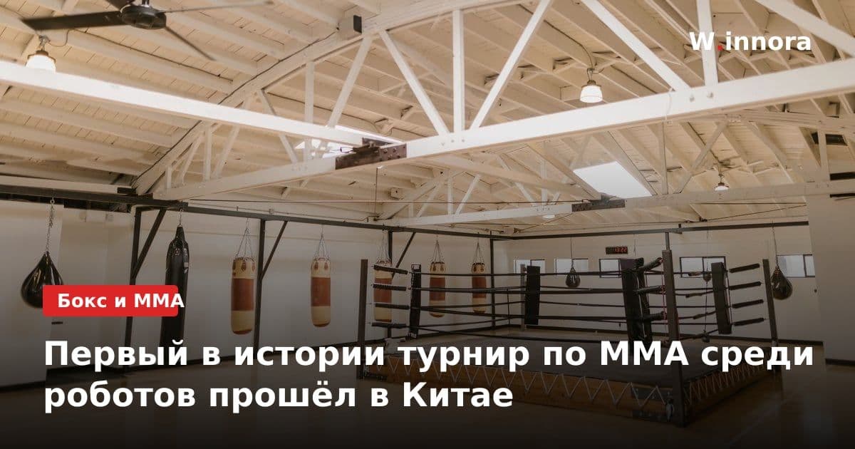 Первый в истории турнир по MMA среди роботов прошёл в Китае