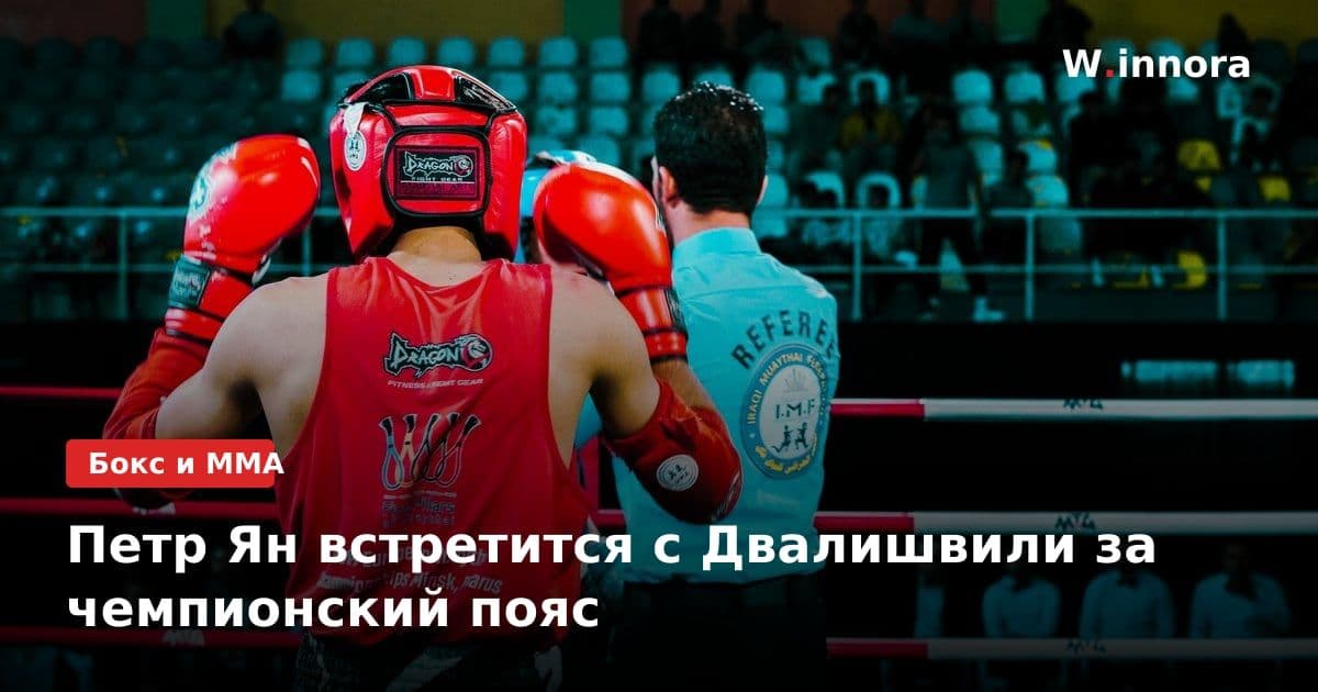 Петр Ян встретится с Двалишвили за чемпионский пояс