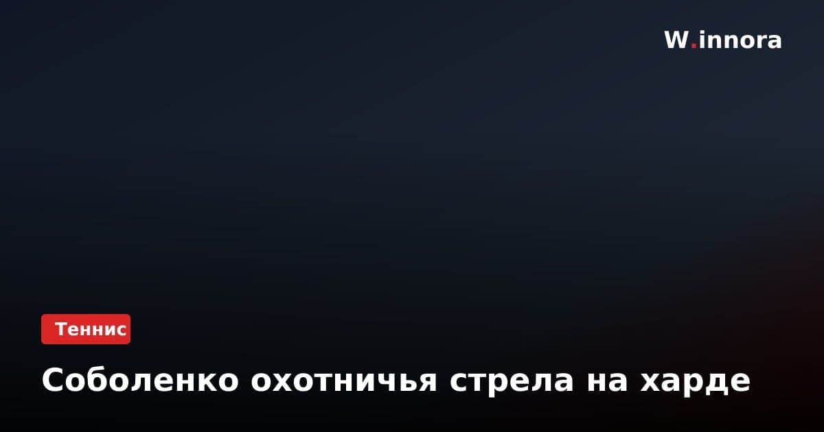Соболенко охотничья стрела на харде