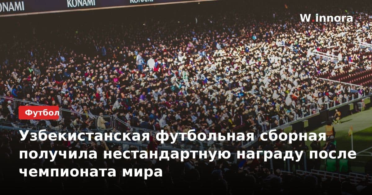 Узбекистанская футбольная сборная получила нестандартную награду после чемпионата мира