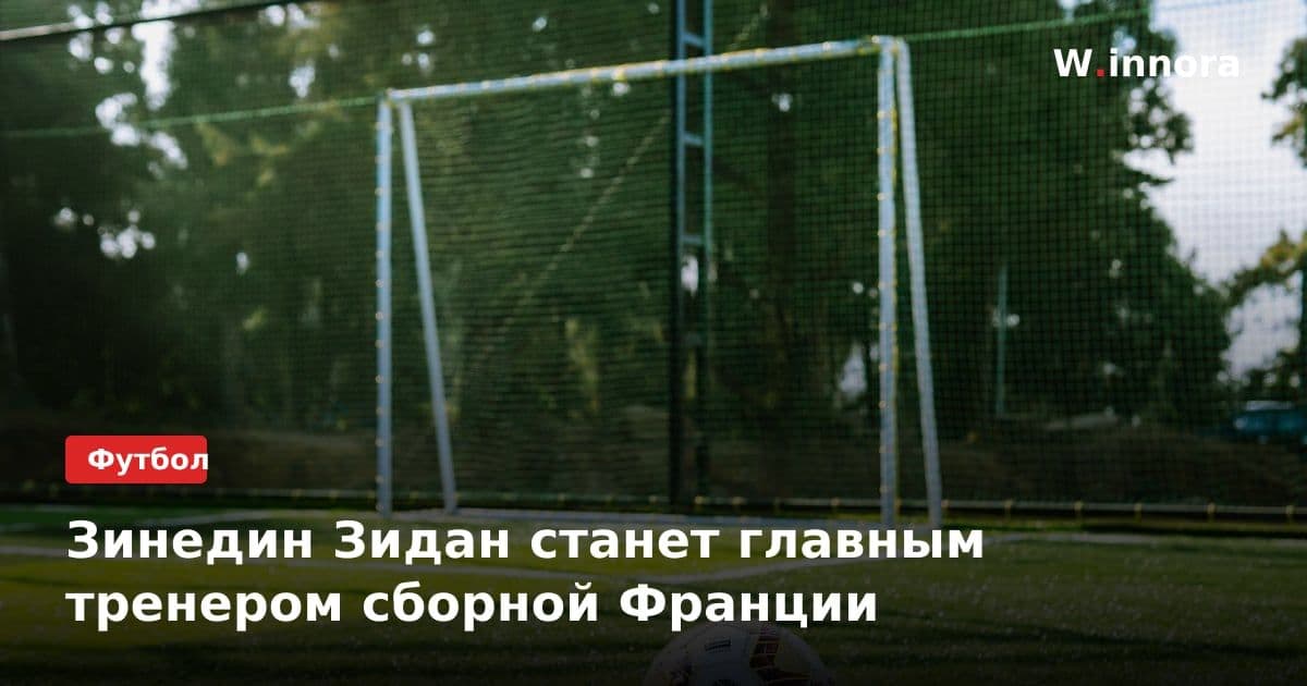 Зинедин Зидан станет главным тренером сборной Франции